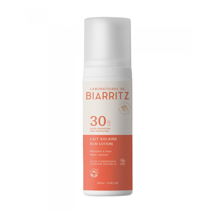 Crema-latte solare viso e corpo SPF 30 - bio - 100ml - Alga maris
