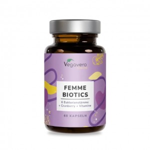 Femme Biotics - Probiotici per la flora vaginale - 60 caps