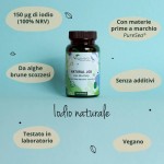 Iodio naturale da kelp - bio - 180 caps