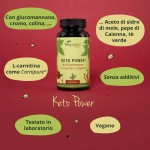 Keto power complex - metabolismo grassi e controllo appetito - 60 caps