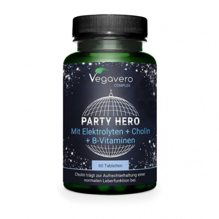 Party hero complex - supporto epatico e recupero energie - 60 compresse