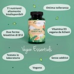 Vegan Essentials vitamine e minerali - 120 caps