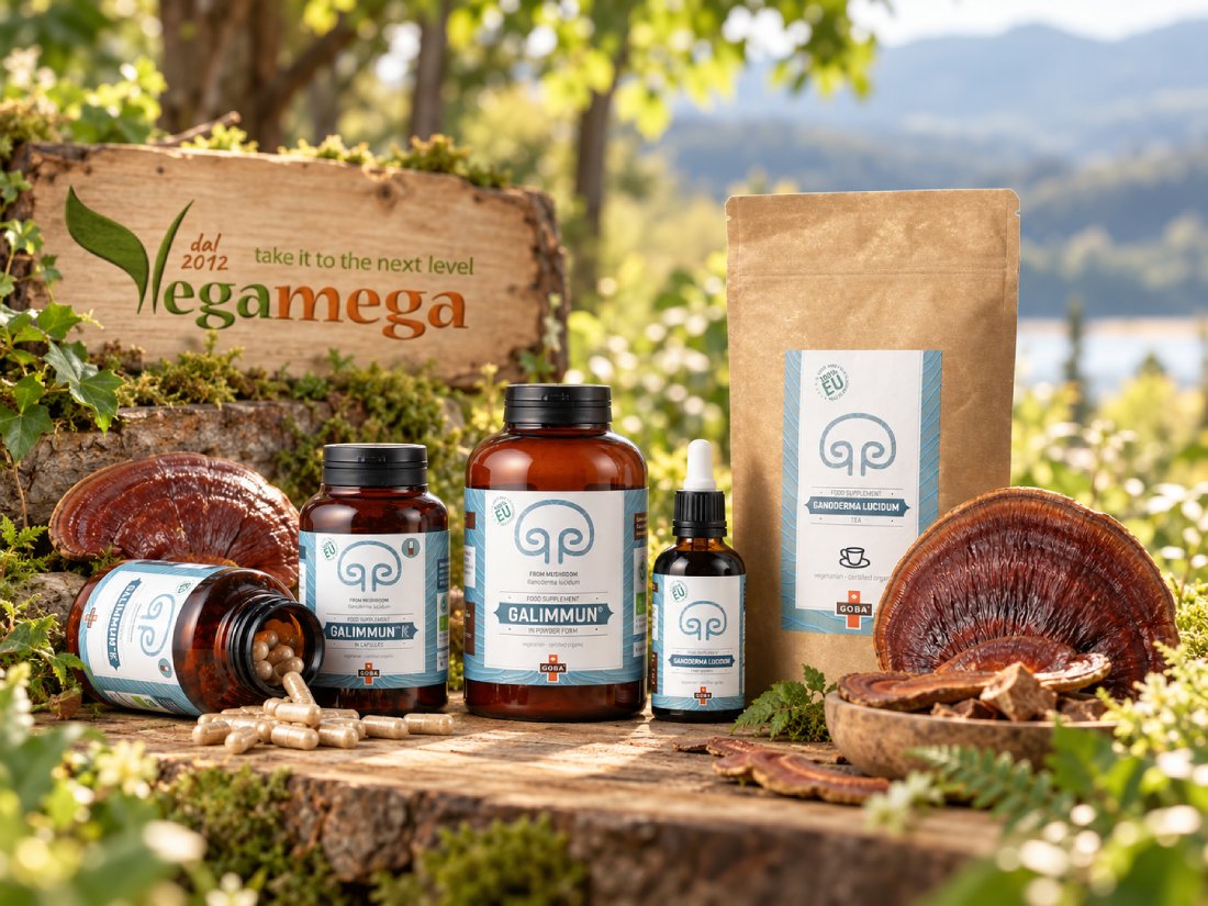 Integratori vegetali naturali con solo ingredienti puliti in Vegamega