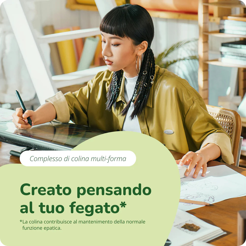 integratore colina completo: fegato, metanbolismo e cervello