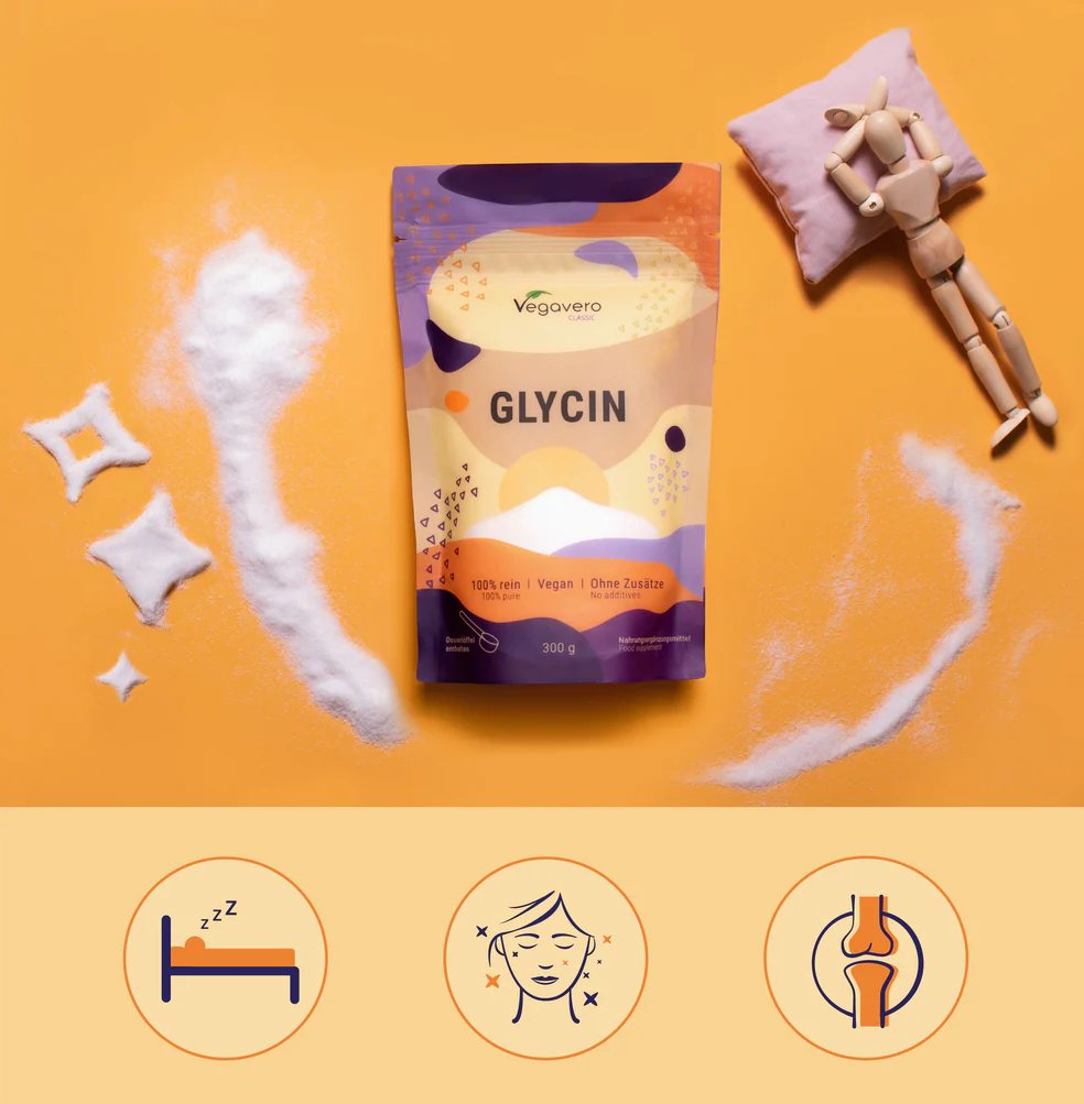 glicina in polvere vegana