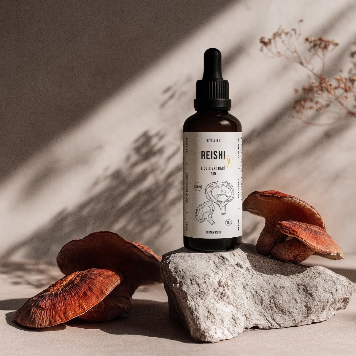reishi estratto liquido biologico senza alcol