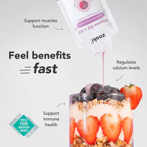 vitamina d3 e k2 liposomiale gel gusto fragola